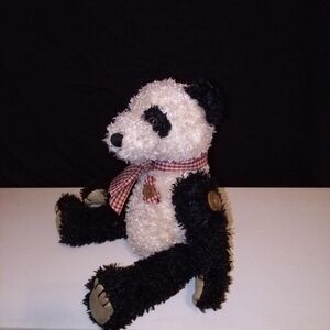 Black and White Holiday Panda Bear Decor